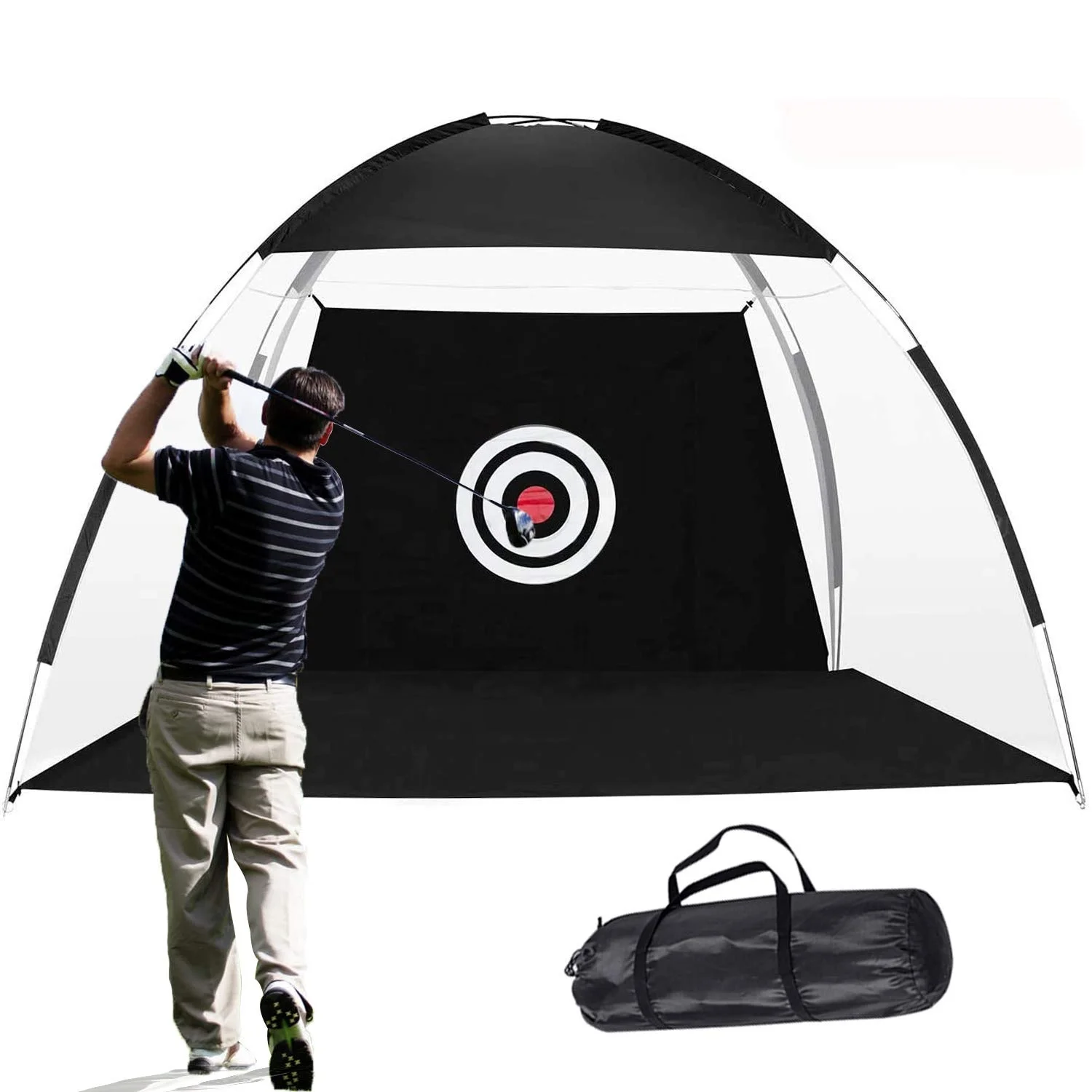 

high quality portable folding golf practice driving net golf training net and cage