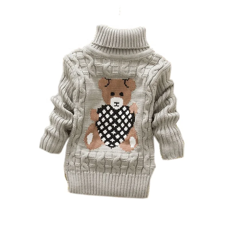 

1-6 Years Infant Fashion Clothes Tops Winter Shirt Baby Boy Casual Animal Print Clothing Toddler Boys Cotton Sweater