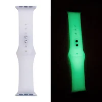 

IVANHOE Fluorescence Band For Apple Watch Strap, Silicone Replacement Wristband For iWatch Series 4/3/2/1 Glow in The Dark