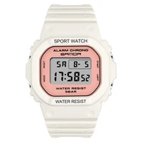 

Sport waterproof Sanda ladies design square women custom digital watch