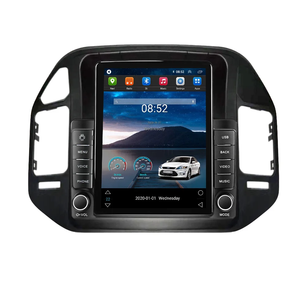 

MEKEDE Tesla Android 11 8+128G stereo android for Mitsubishi Pajero V73 dvd player DSP GPS BT Stereo 360 camera car radio gps