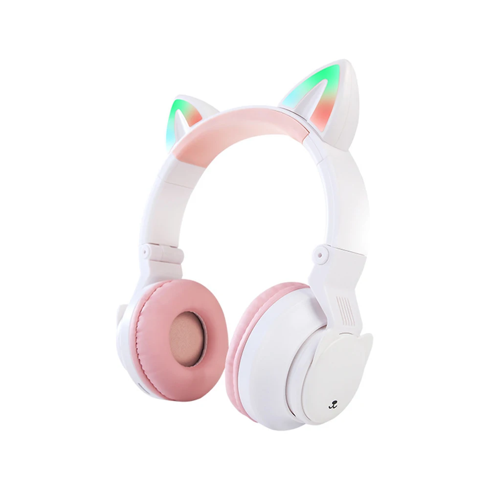 

PT-02 Kid Wireless Headphone Cat Ears Wireless Children Headphone Cats For Girl Children Kids Headphone Wireless headset