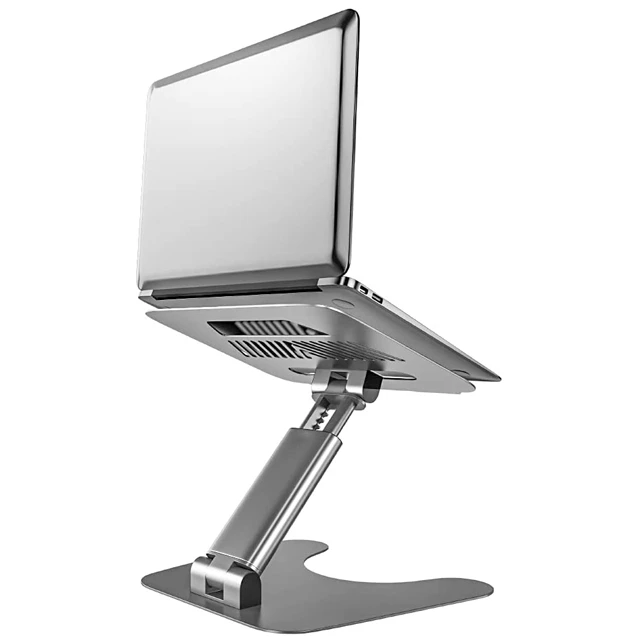

Ergonomic Adjustable Vertical Laptop Stand 15 inch Portable Aluminum Riser Laptop Holder Foldable Computer Notebook Stands