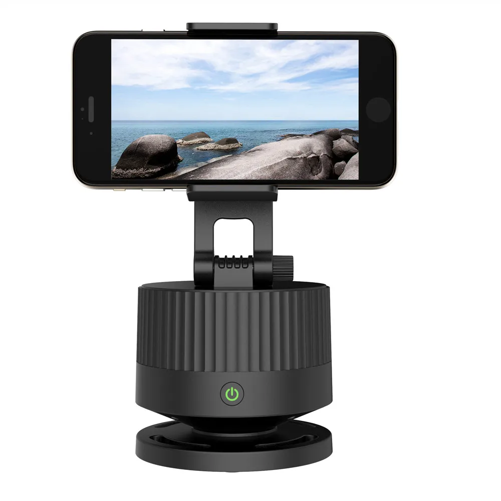 

Portable Smart Selfie Stick 360 Rotating Auto Face Object Tracking Vlog Shooting Smartphone Holder, White ,black