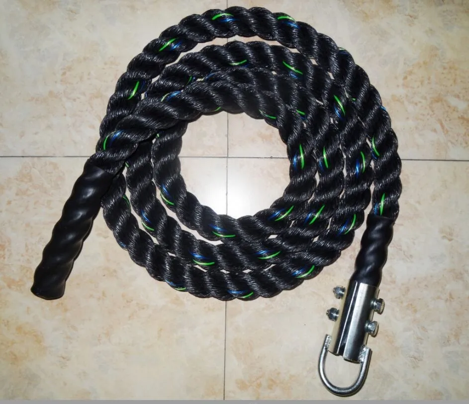 

38mm Black gymnastic climbing rope