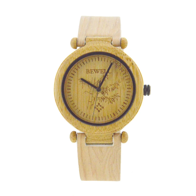 

Fashion Leather Wood Quartz Wirst Watch Ladeies