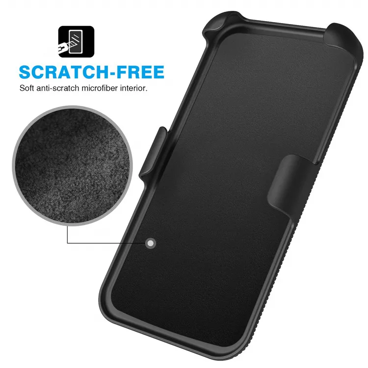 MoKo Wholesale belt clip PC hard protective cellphone case for iphone 11 6.1 inch 2019