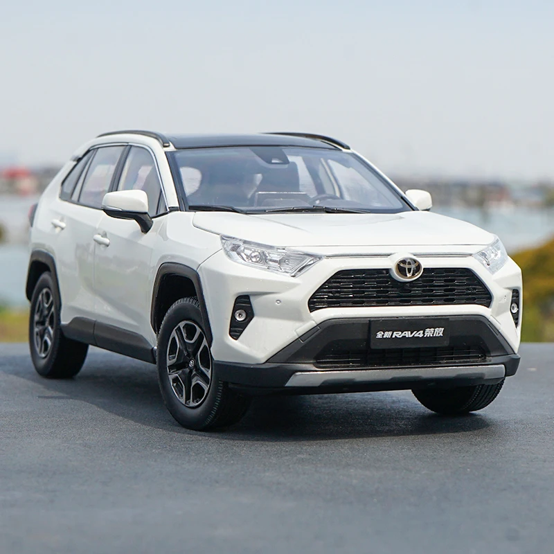 

1:18 new version original factory 2019 RAV4 simulation model alloy car Gift furnishing articles Creative gifts