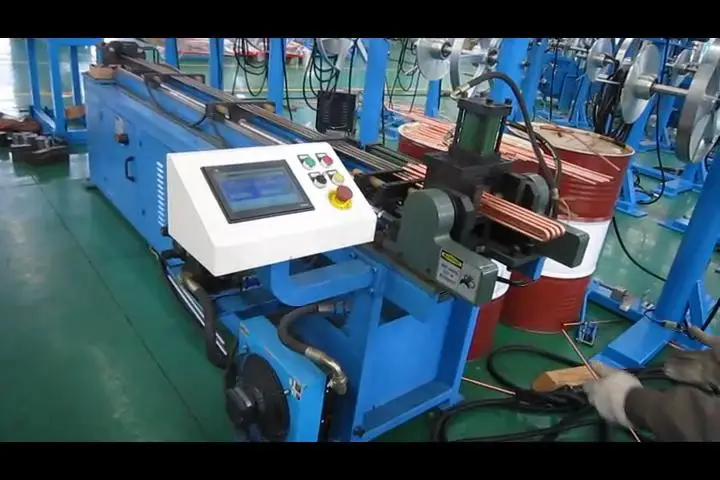 全自动空调长u发夹铜管折弯机.