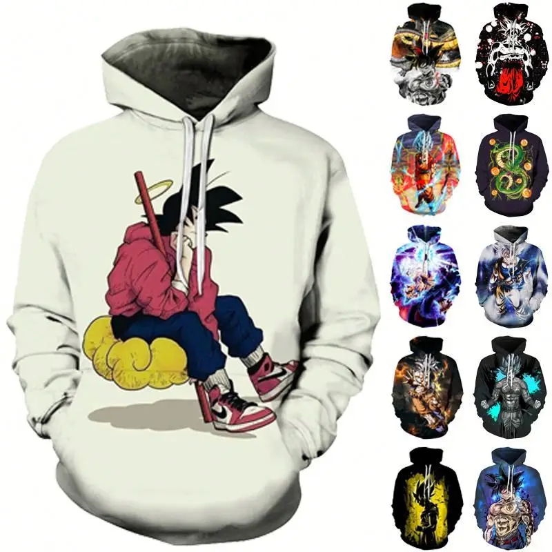 

Young DragonBall Goku Wukong Printed 3d Digital Printed Sports Hoodie for Men's Wear 3d Hoodies Wholesale Camo Hoodie Sweatshirt