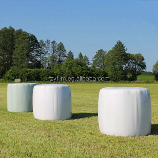 
Best UV Protection Black/Green/White Silage Wrap Film for Agriculture Hay Bale Wrap 