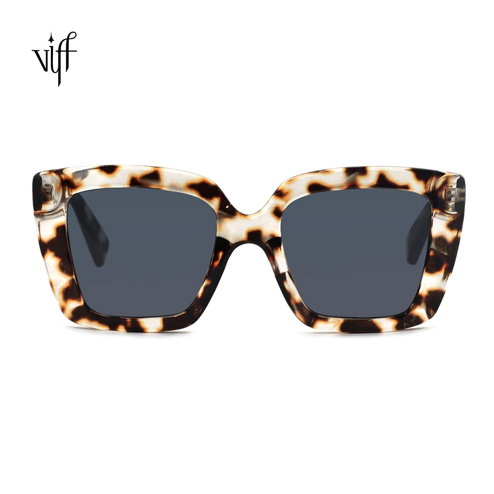 

VIFF HP18907 Custom Sunglasses Wholesale Big Square Sun Glasses River Tortoiseshell Ladies Sunglasses 2021, Multi colors