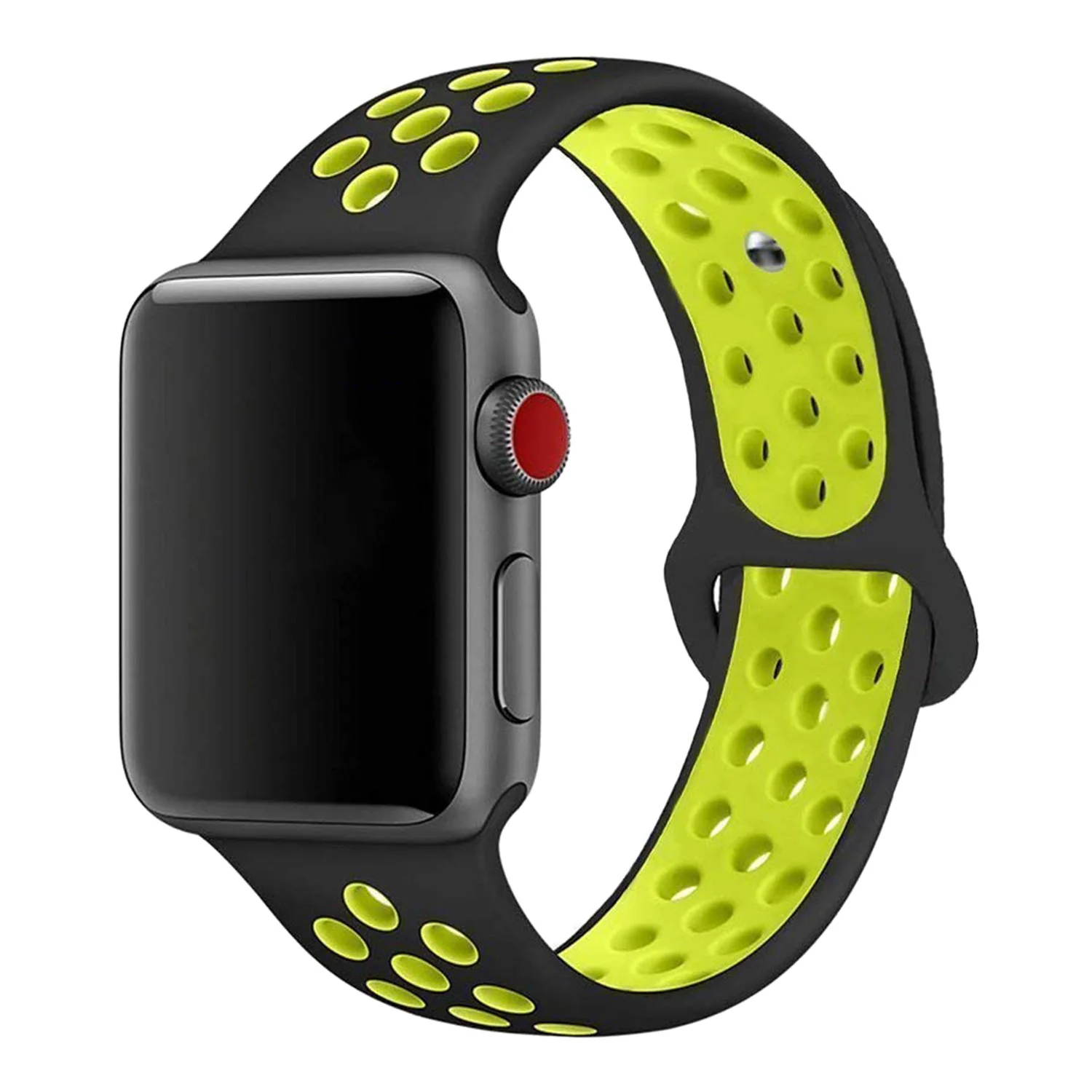 

Drop Shipping Sport Smart Watch Band Silicone Strap for Apple Watch 44mm/42mm 40mm/38mm Men Women Bracelet Wristband