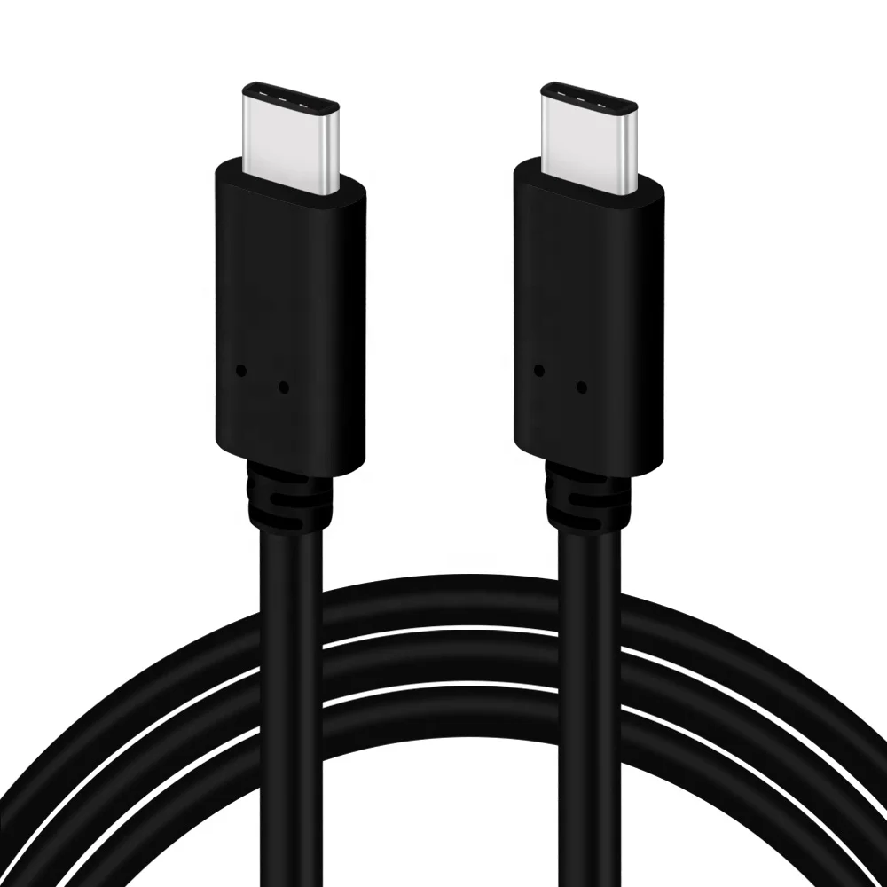 

USB 3.0 Type C data Cable USB C To C Quick Charging Cable USB Cable 3.0, Black