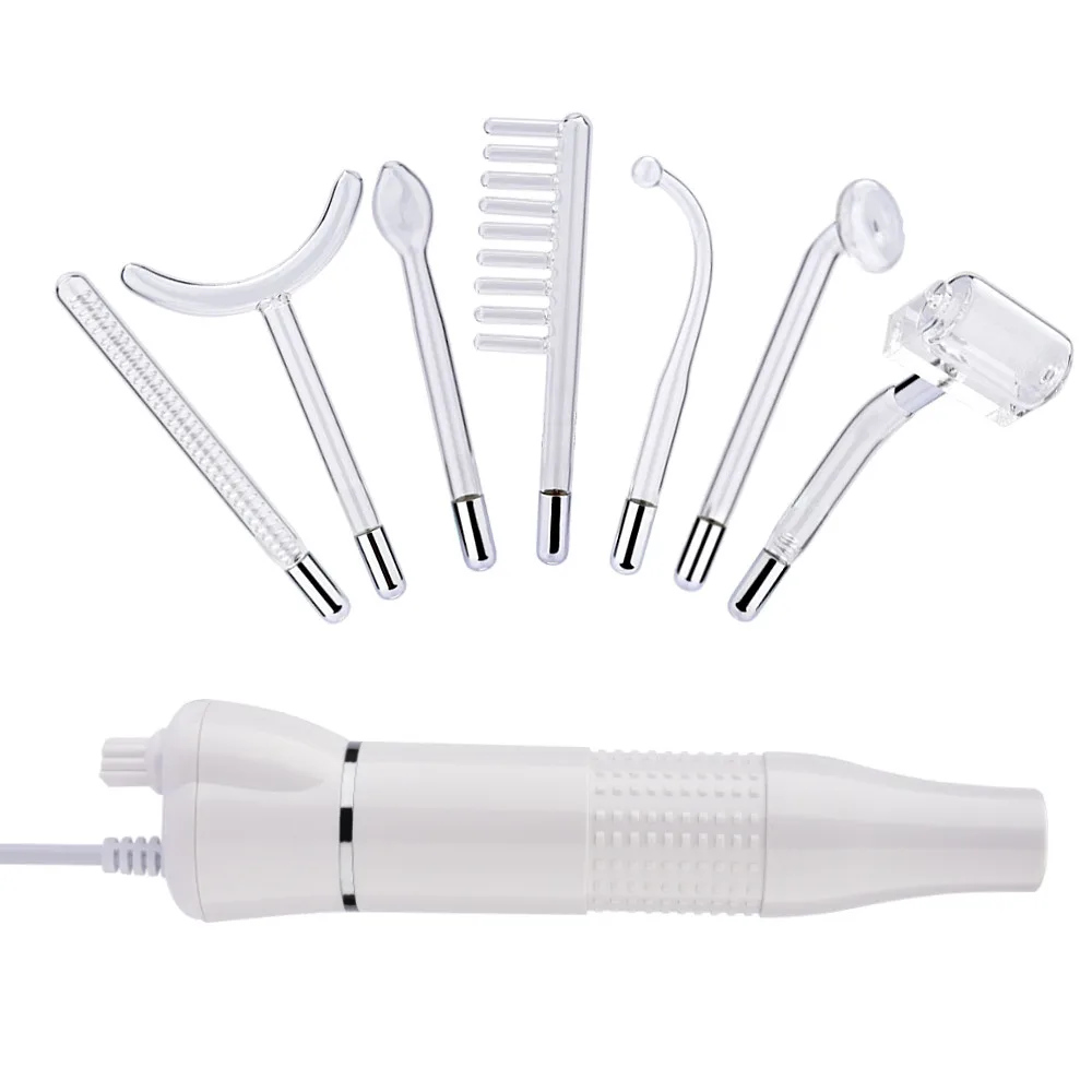 

BF1314 7 Glass Tube Portable High Frequency Violet Ray Ozone Treatment Derma Beauty Wand