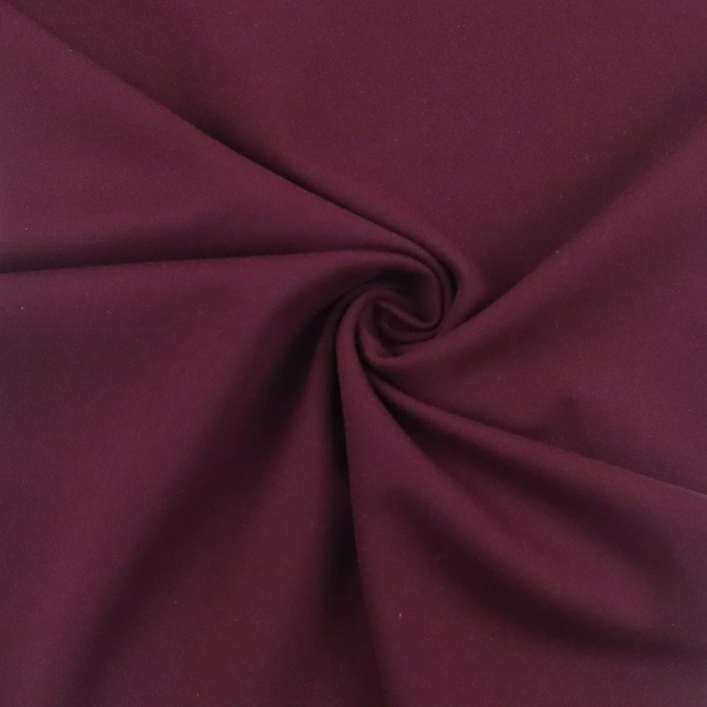 Hot Selling High Elasticity Polyester Double Side Brushed Spandex Weft Knitted Spots Wear Fabric