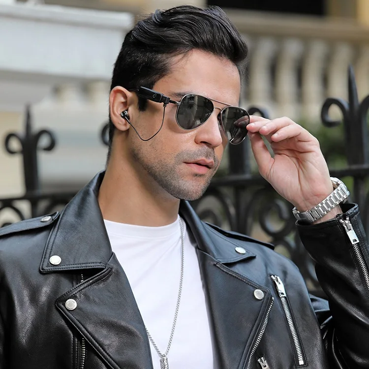 

Smart Sun Glasses Directional External Earphone Headset Trend Sunglasses