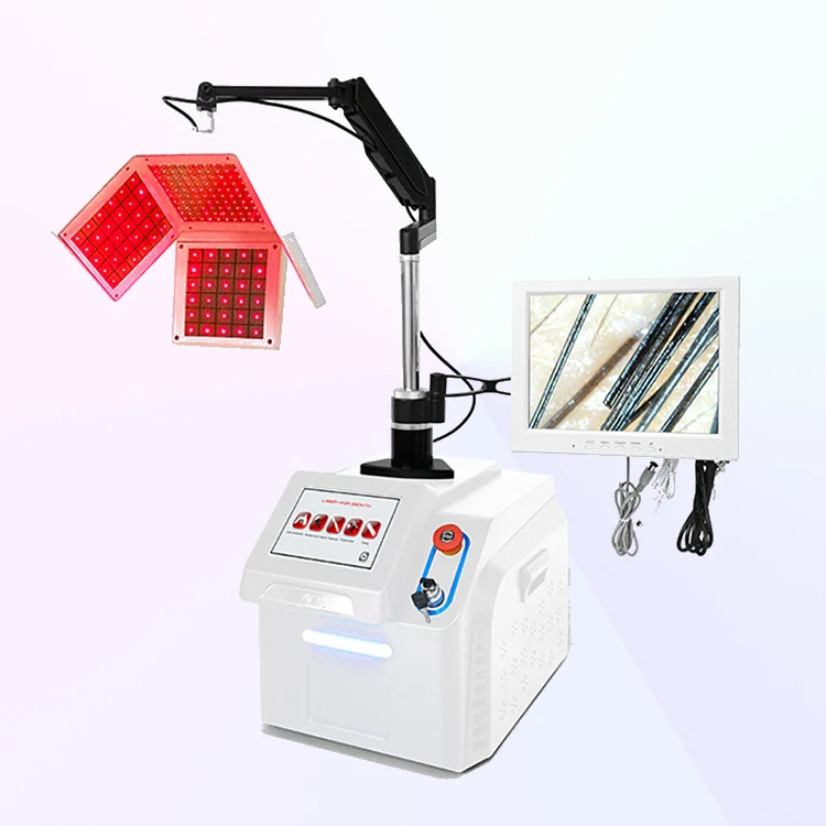 

Hot Sale Hair Growth Instrument With Hair Growth Products Regrowth Machine/ Led Light Diode Hair Loss Treatment Grow