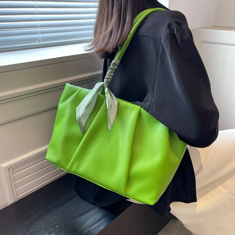 

Summer trendy big purses designer bagsbolsas feminina for women's tote handbags ladies luxury leather shoulder bags with scarves