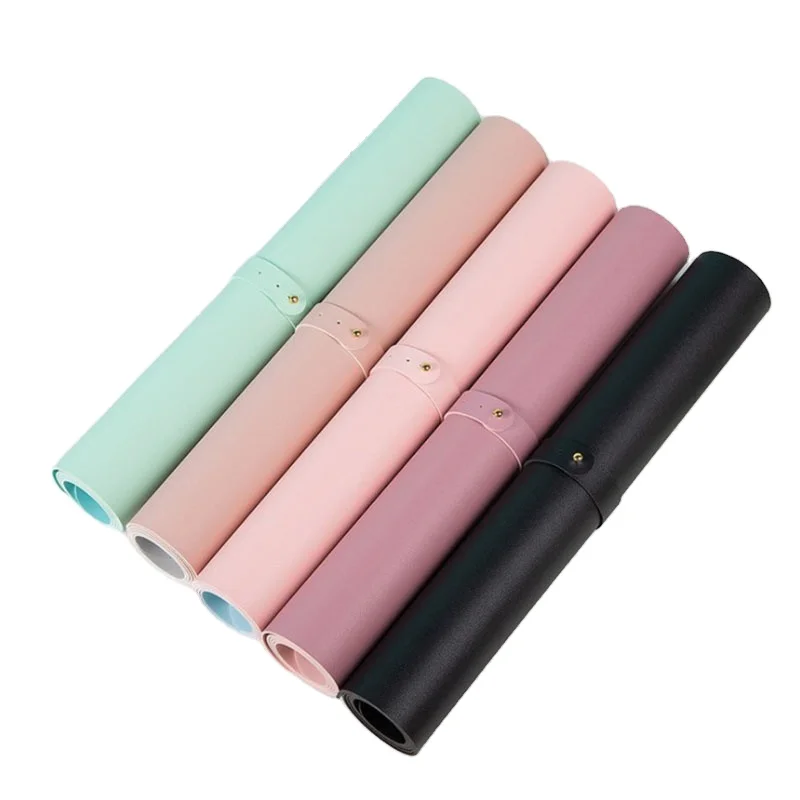 

Z&M Dual color Multi-functional High-quality Ultra Thin Waterproof Leather Mouse Pad Dual Use Desk Writing Mat for work
