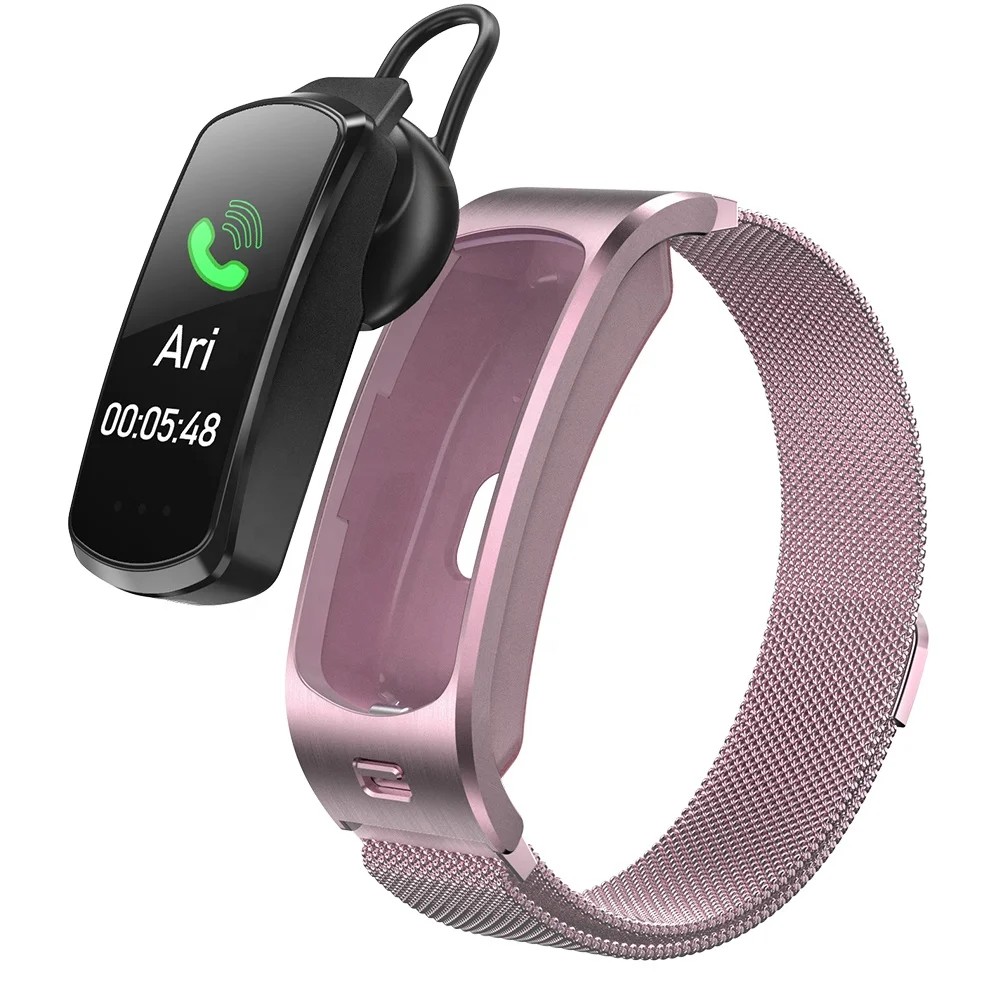 

New M6 wireless earphone 2 1 heart rate exercise smart bracelet Health Watch Female male