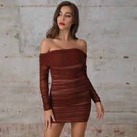 

Weixin Apparel Womens Clothing Strapless Wrap Shein Bandage Bodycon Mini Dress