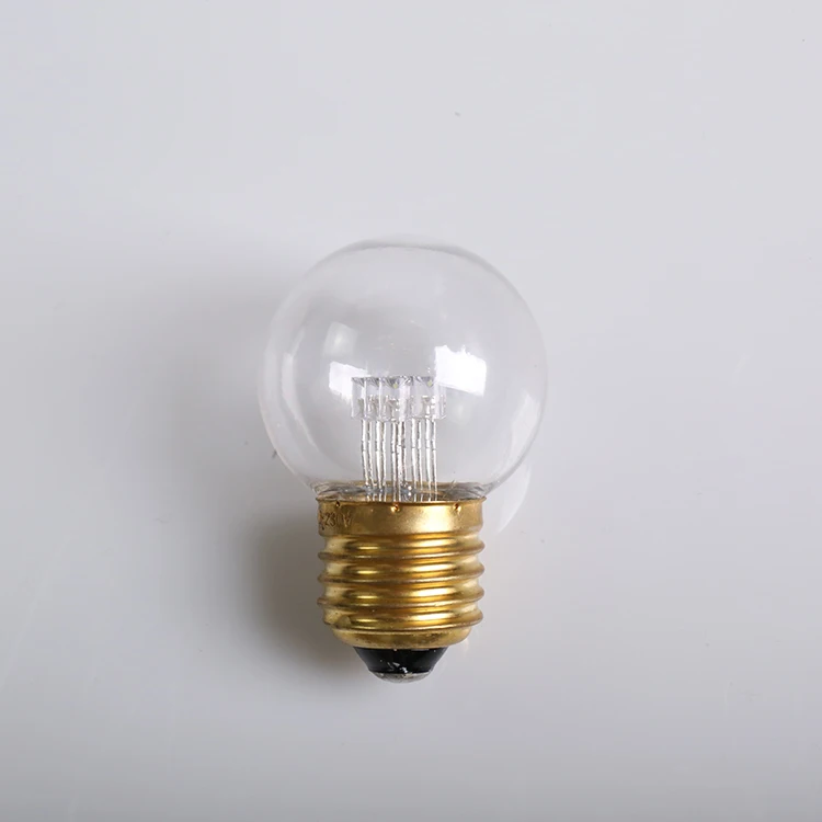 China supplier 220v waterproof IP65 E27 B22 DIP lamps 1w G45 globe PC bulbs led clear bulb lamp
