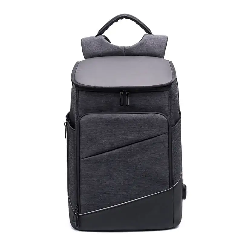 

Casual High quality waterproof big capacity anti-theft barrel backpack with USB men travelling backpack bag