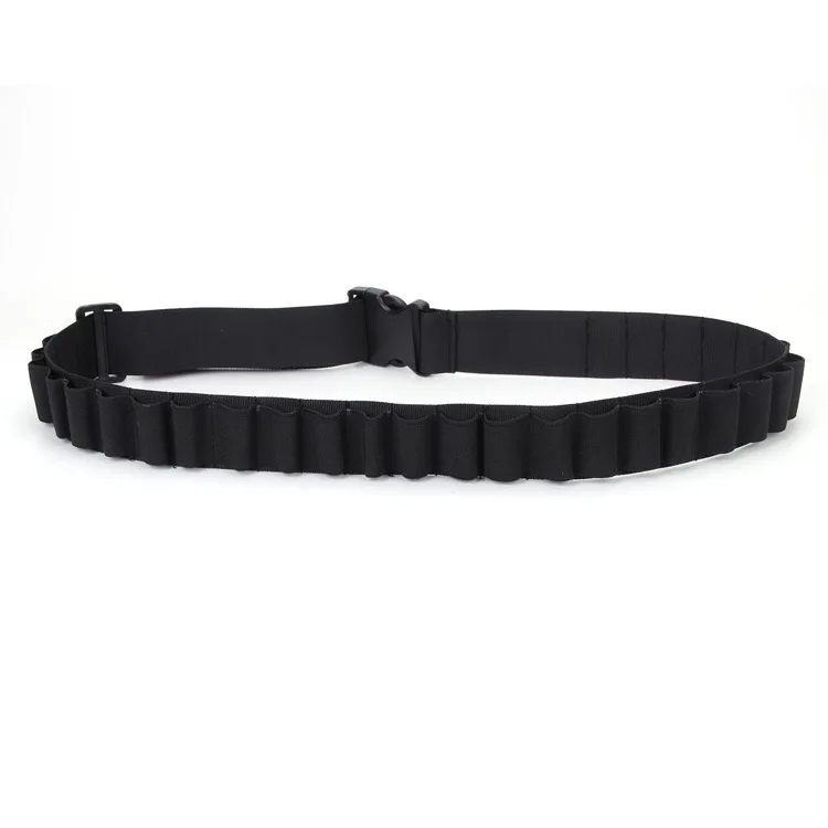 

29 bullet slot Ammo cartridge Tactical military bandolier belt, Black