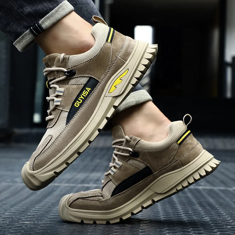 GUYISA Industrial Safety Shoes Acceptable Custom Steel Toe Safety Shoes for Men