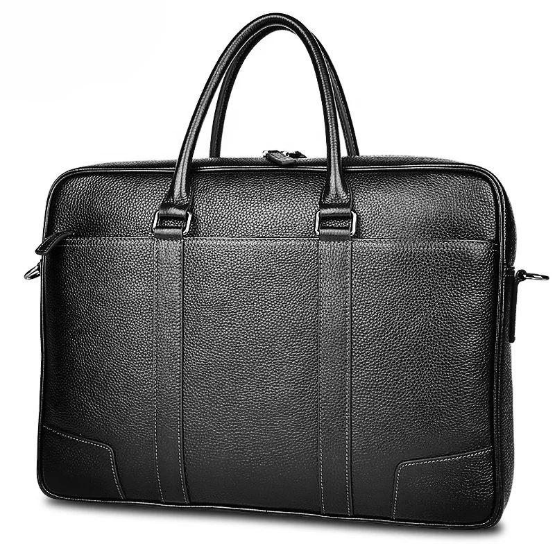 

Laptop Briefcase Handbag For Men Genuine Cow Leather