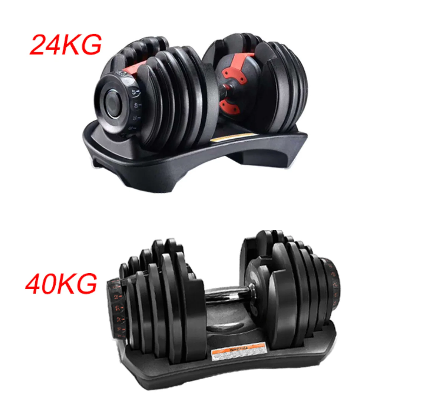 

Hot wholesale Adjustable Gym Fitness Training Equipment 2.5lb 90lb dumbbell 40kg Portable dumbbell set Strongthen Muscles