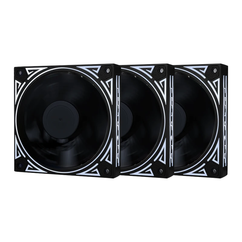 

Ready To Ship OEM Custom Computer Cooling Fan Ventilador del Chasis 120mm White Fan For PC