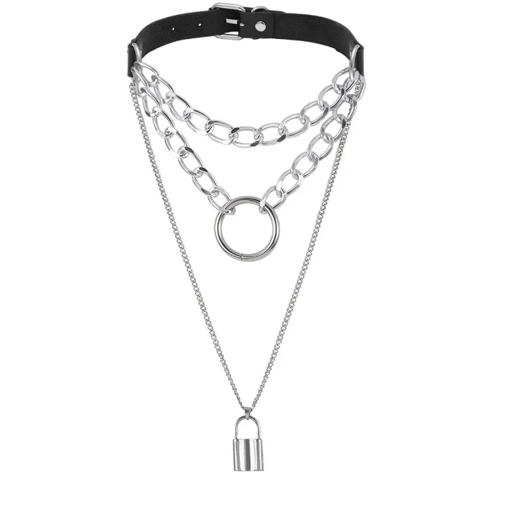 Personality PU Metal Layered L