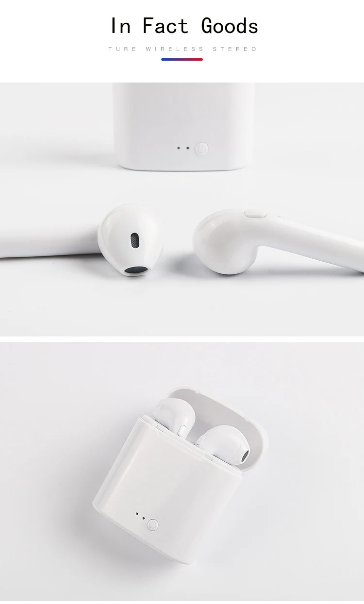 New product tws I7s earbuds portable earphone Wireless Bluetooth Earphone 5.0 stereo earbuds i8 I9S i12 i13 - ANKUX.COM