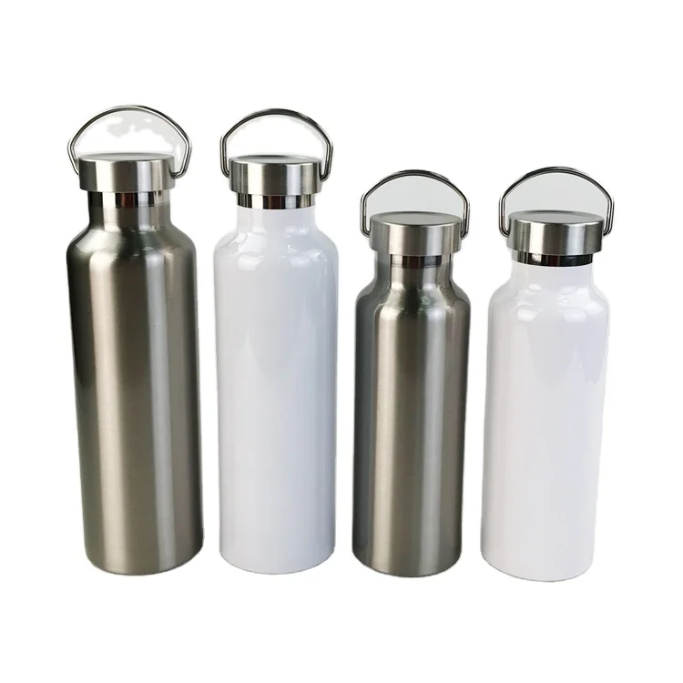 

750ml Double Wall Stainless Steel Vacuum Drink Bottle Blank Sublimation Sport Water Bottle Insulated with Lid and Straw