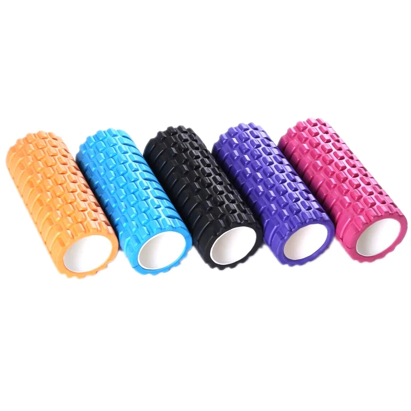 

HX High Density EVA Hollow Customizable Logo Yoga Column Foam Roller for Muscle Massage, A variety of colors are available