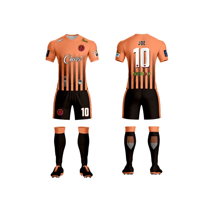 

High Quality Custom Logo Subliamtion Printed Football Soccer Jersey, Custom color