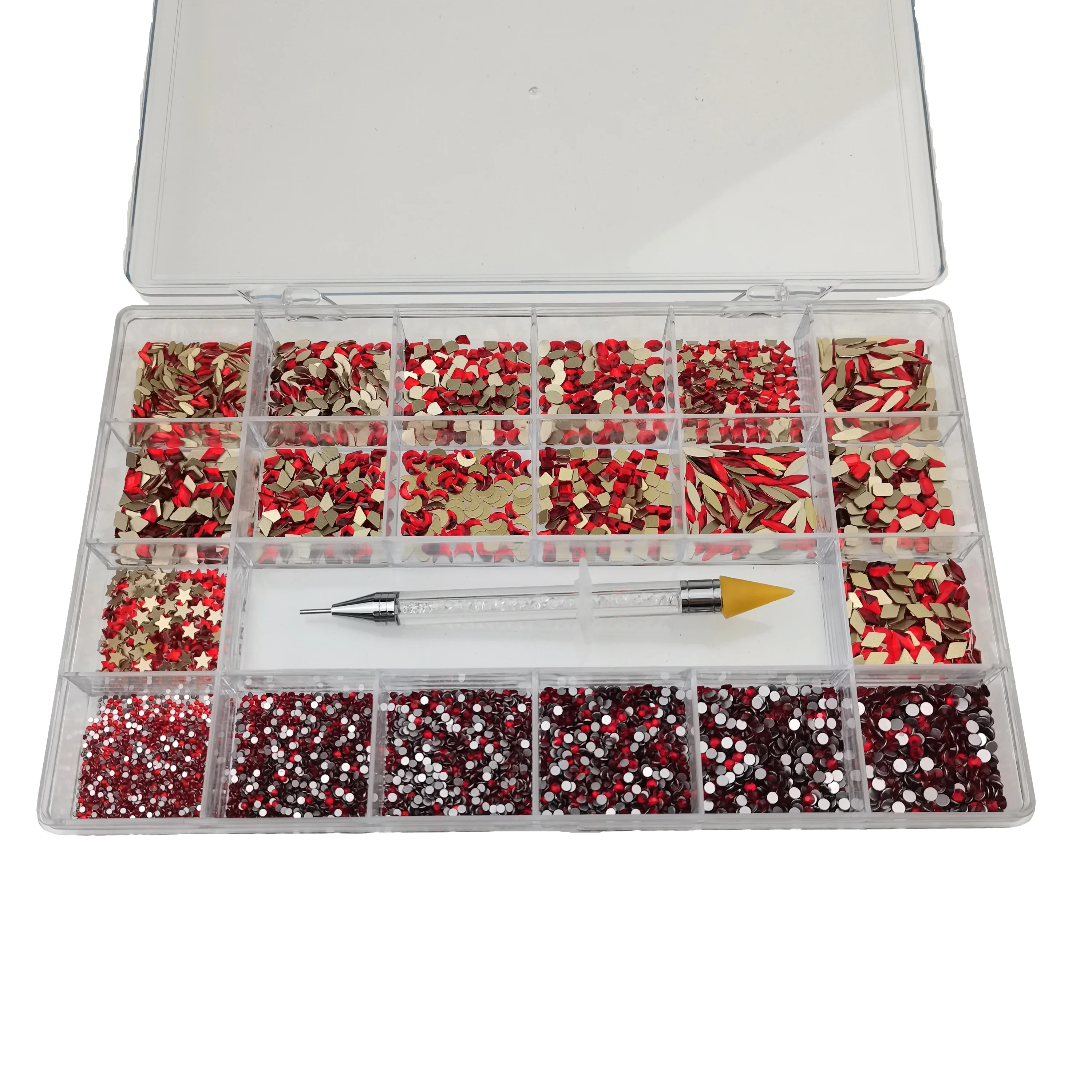 

Factory Price OEM Multi Shape Crystal Glass Stones Flatback Nail Art Fancy rhinestone for nails accesories art, As request