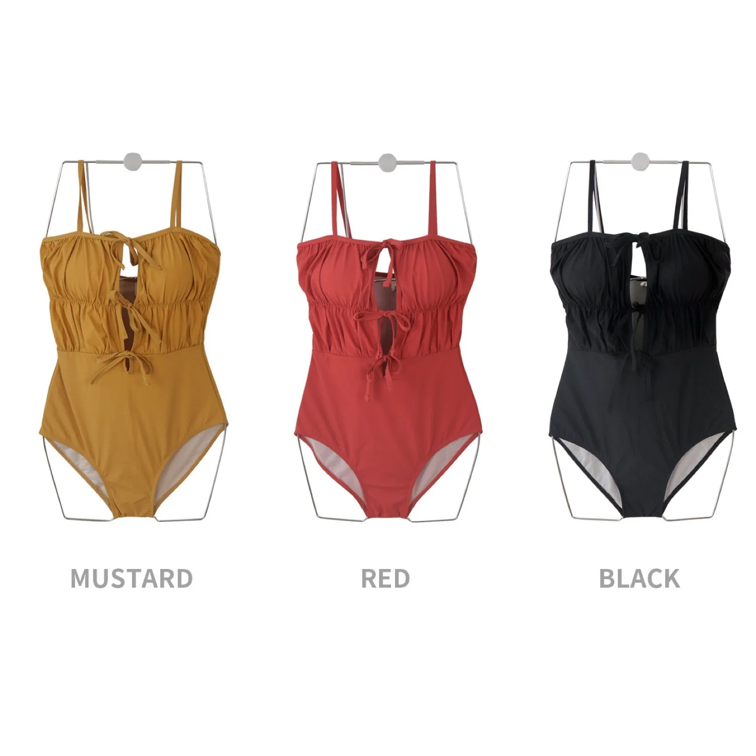 

YZ-0642 Sexy Hollow One-piece Swimsuit Bikini A Bosom Sexy One Piece Girls Swimsuit