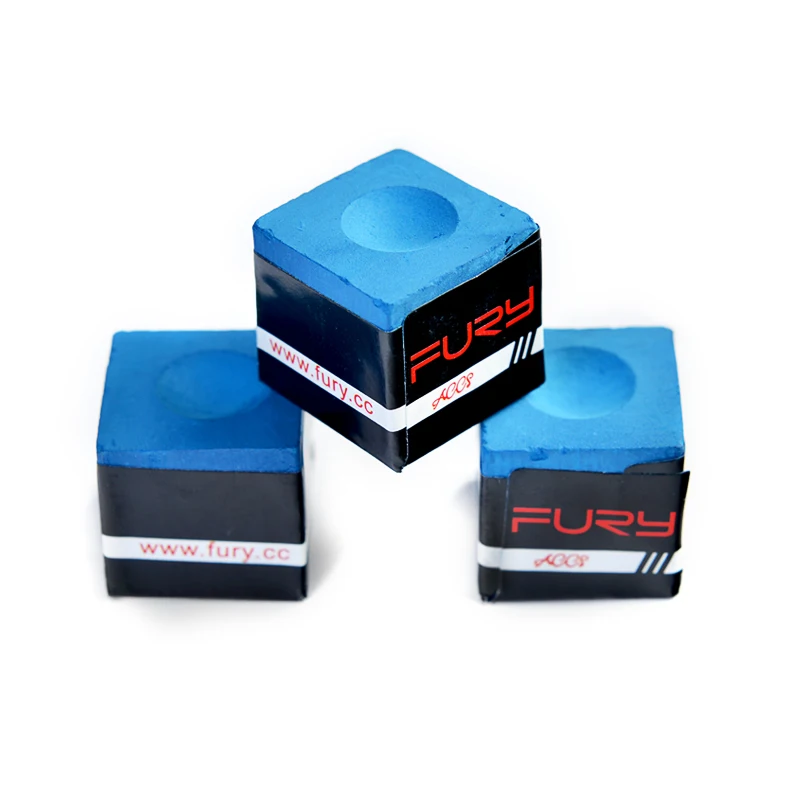 

wholesale high quality billiard accessories Fury pool cue chalk snooker chalk, Blue