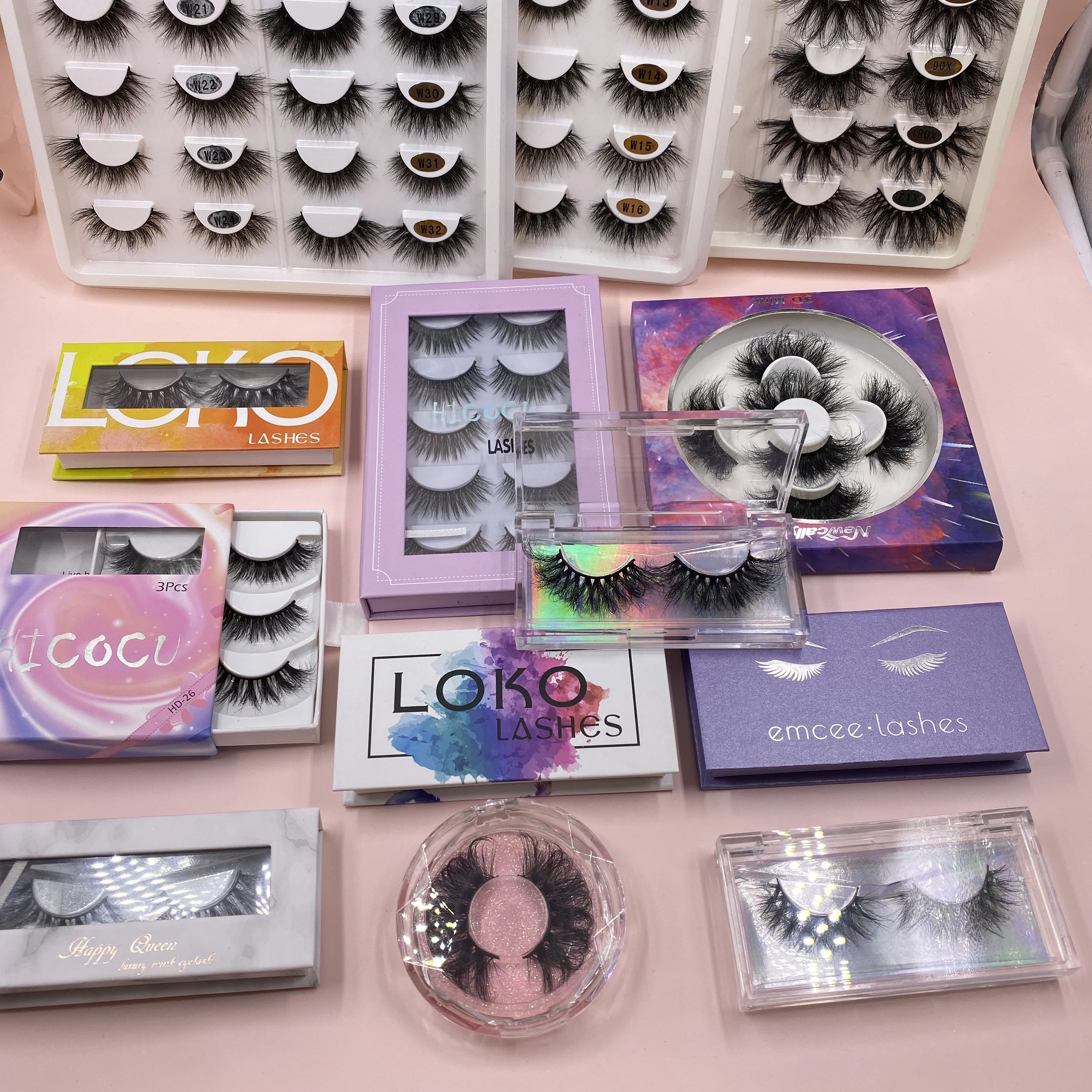 

Hot sale 25mm 3d individual faux mink lashes false magnetic eyelash wholesale vendor customized boxes