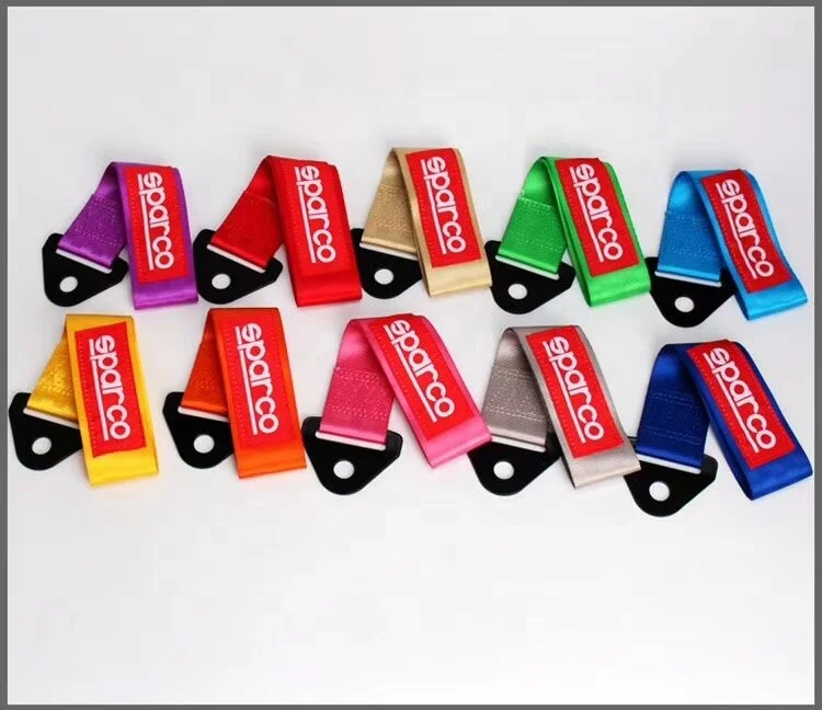 
car accessories tow strap jdm car racing trailer tow rope auto hook towing 