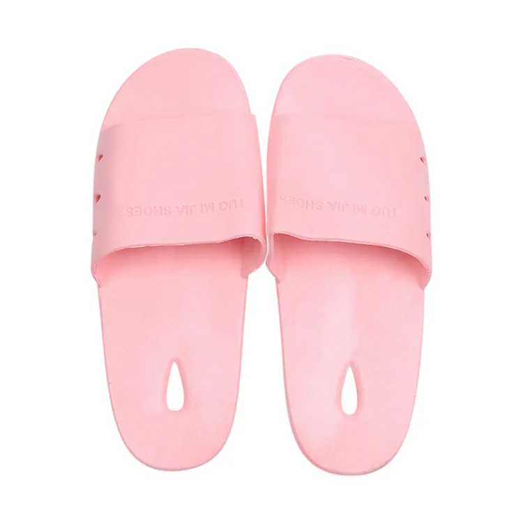 

High Quality Summer Household Indoor Non-slip Thick Yellow Black Plastic Bathroom Slippers, Yellow, black, pink, apricot, navy, brown, gray