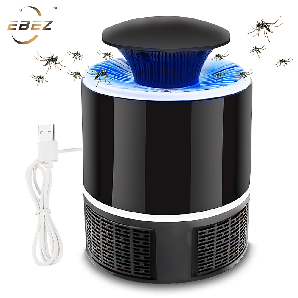 

EBEZ Direct Factory Price China USB Mosquito Trap Supplier Electric Fly Killer Lamp PC/ABS Mosquito Repellent