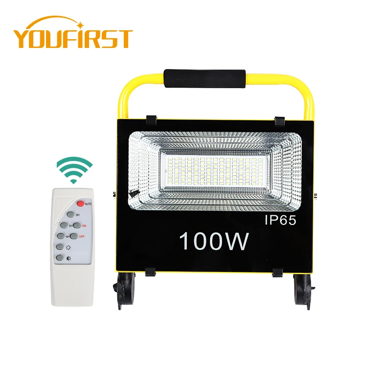 China factory direct price aluminum backyard Ip65 100w integrated all in one solar led outdoor light