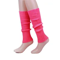 

Wholesale 2020 hot sale long knee legging sport sacks amazon best seller bright colors solid women leg warmers