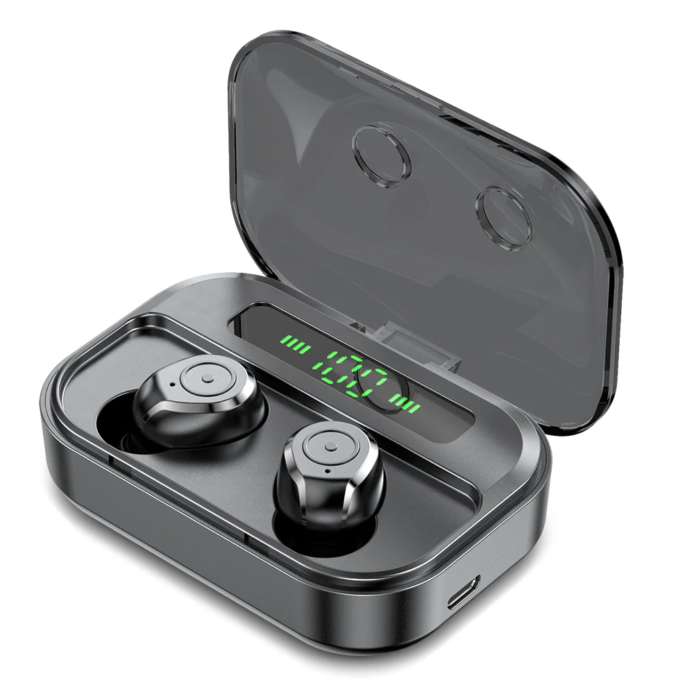 

M7 True Headphones Wireless Stereo Earbuds Tws Bluetoth 5.0 Earphones With 2200Mah Charging Box For Iphone, Black white