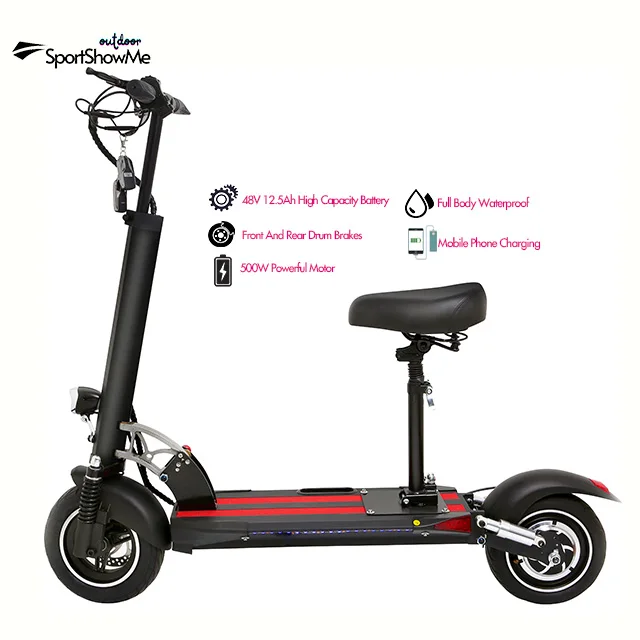 

ShowMe J01 europe warehouse portable electrico city scooter adults 500w for electric scooter