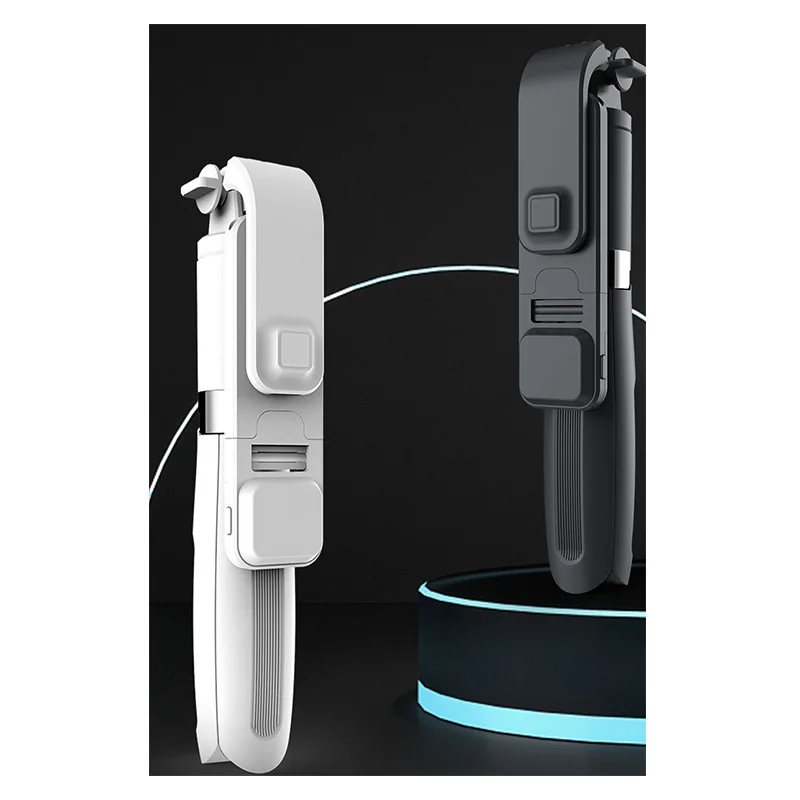 

4 In 1 Mobile Selfie Stick with light Phone Tripod Extendable Monopod with BT Remote Smartphone Selfie Stick Tripod